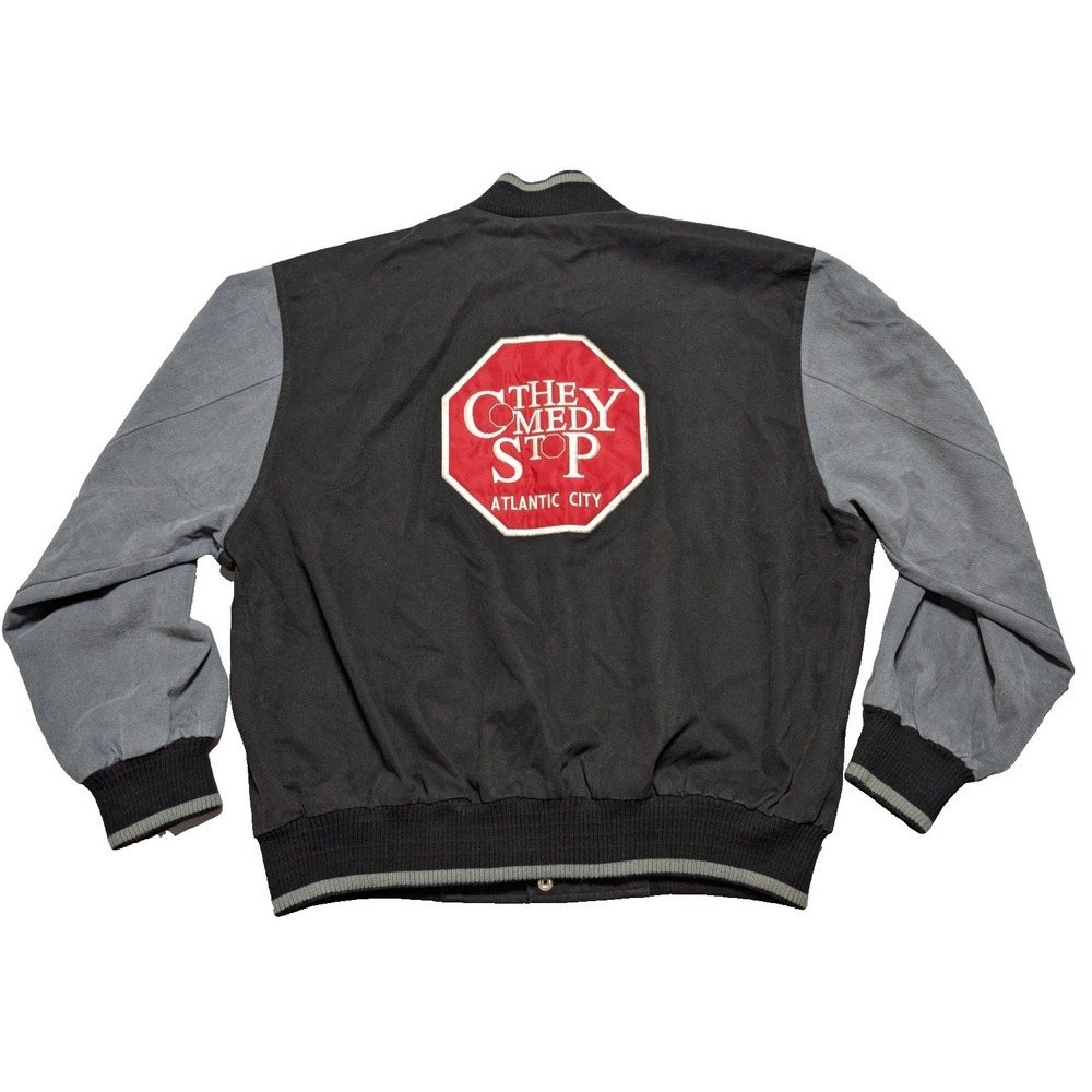 VTG THE COMEDY‎ STOP ATLANTIC CITY - Men XL M.A.P. Varsity Jacket MADE IN USA